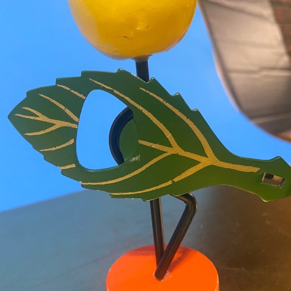 RETRO 70s JAPAN TIMBER LINE WOOD CRAFT TUTTI-FRUITTI MAGNETIC BOTTLE/ CAN OPENER - Picture 8 of 15